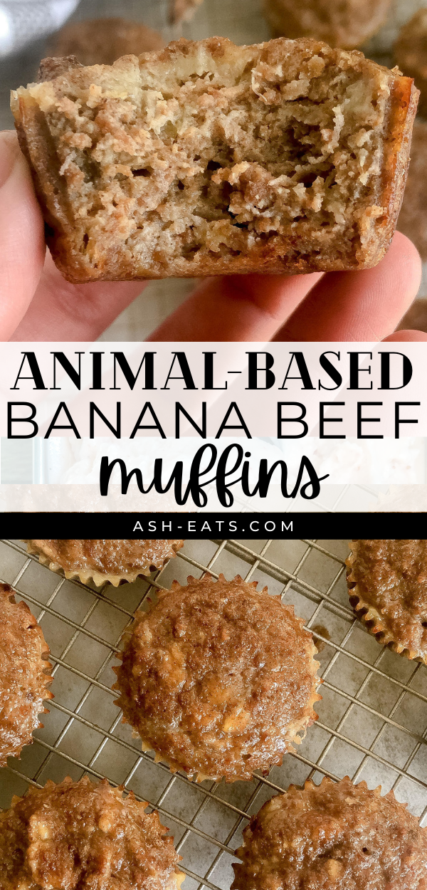 animal-based banana beef muffins