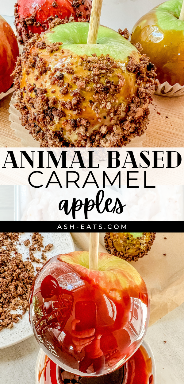 animal-based caramel apples
