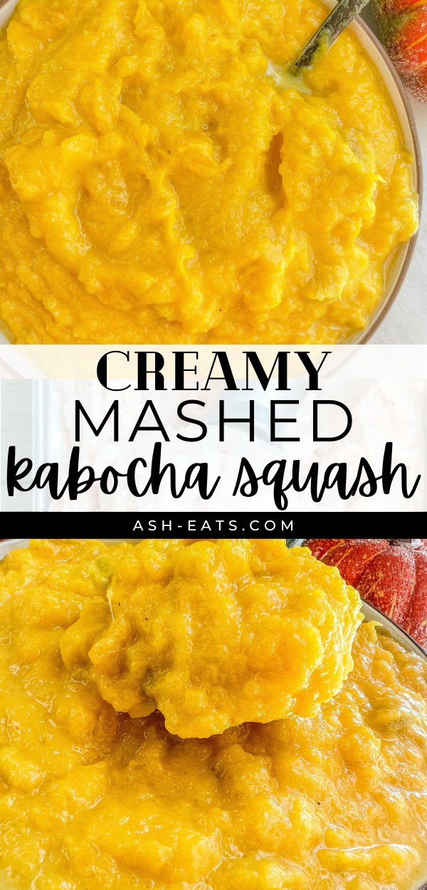 creamy mashed kabocha squash
