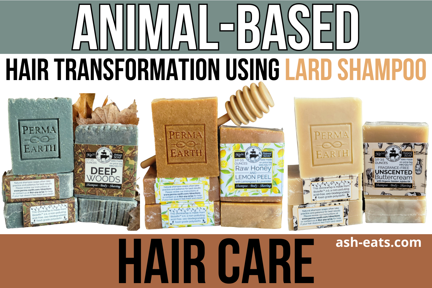 Shampoo Hair Hair Lard Care: Transformation Using Animal-Based