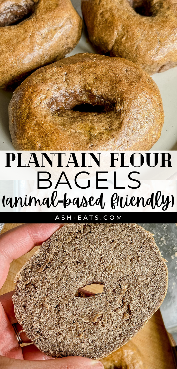 plantain flour bagels animal-based