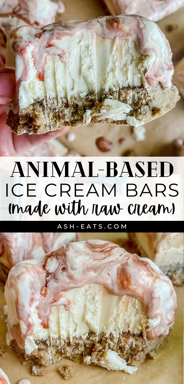animal-based ice cream bars
