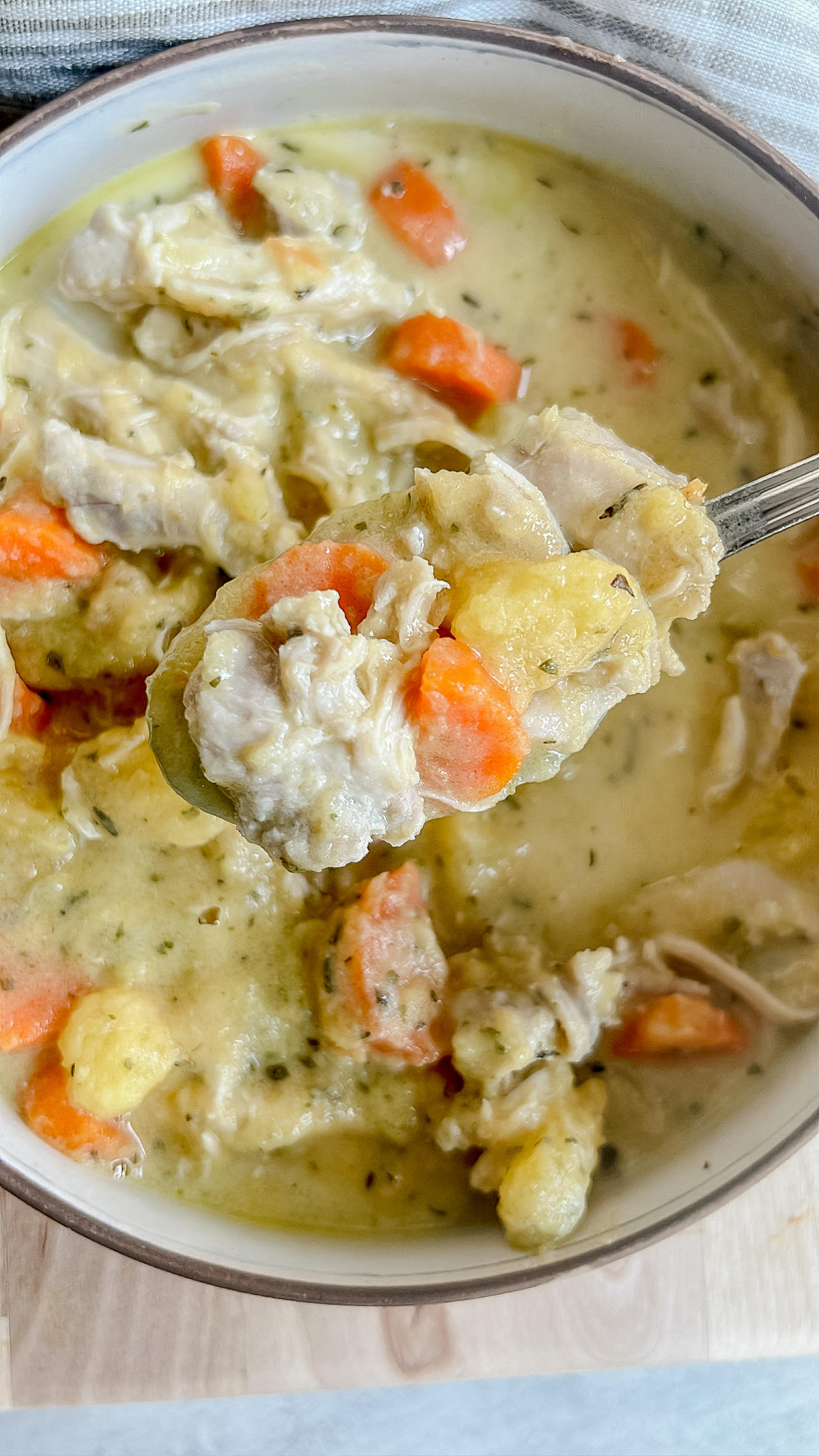 animal-based chicken pot pie soup