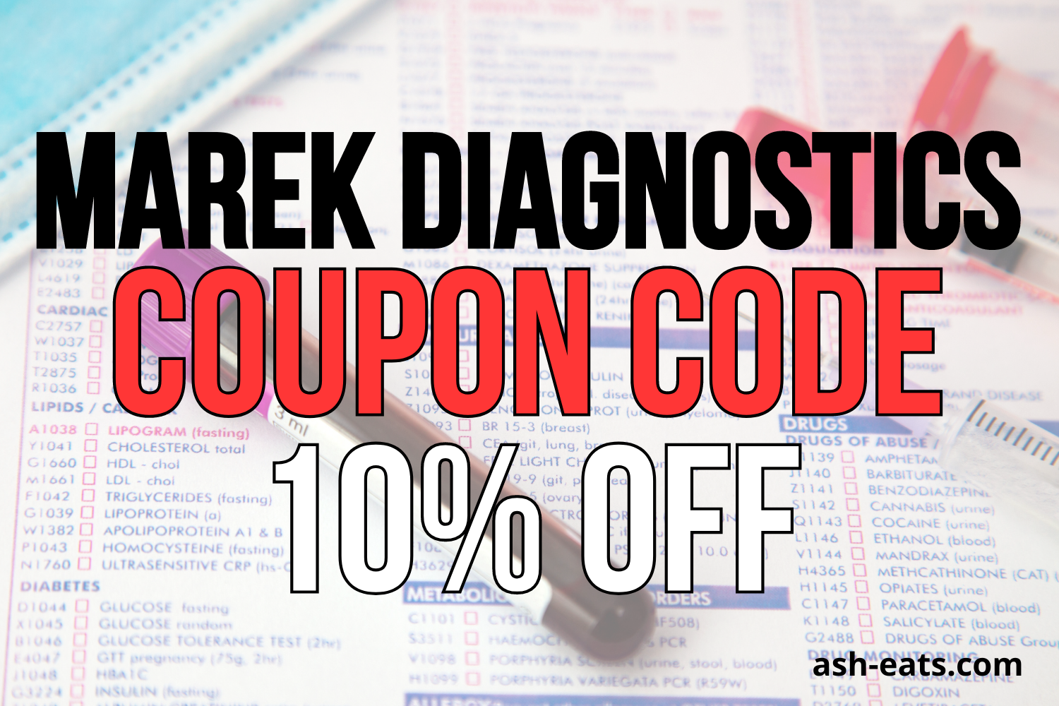 marek diagnostics coupon code