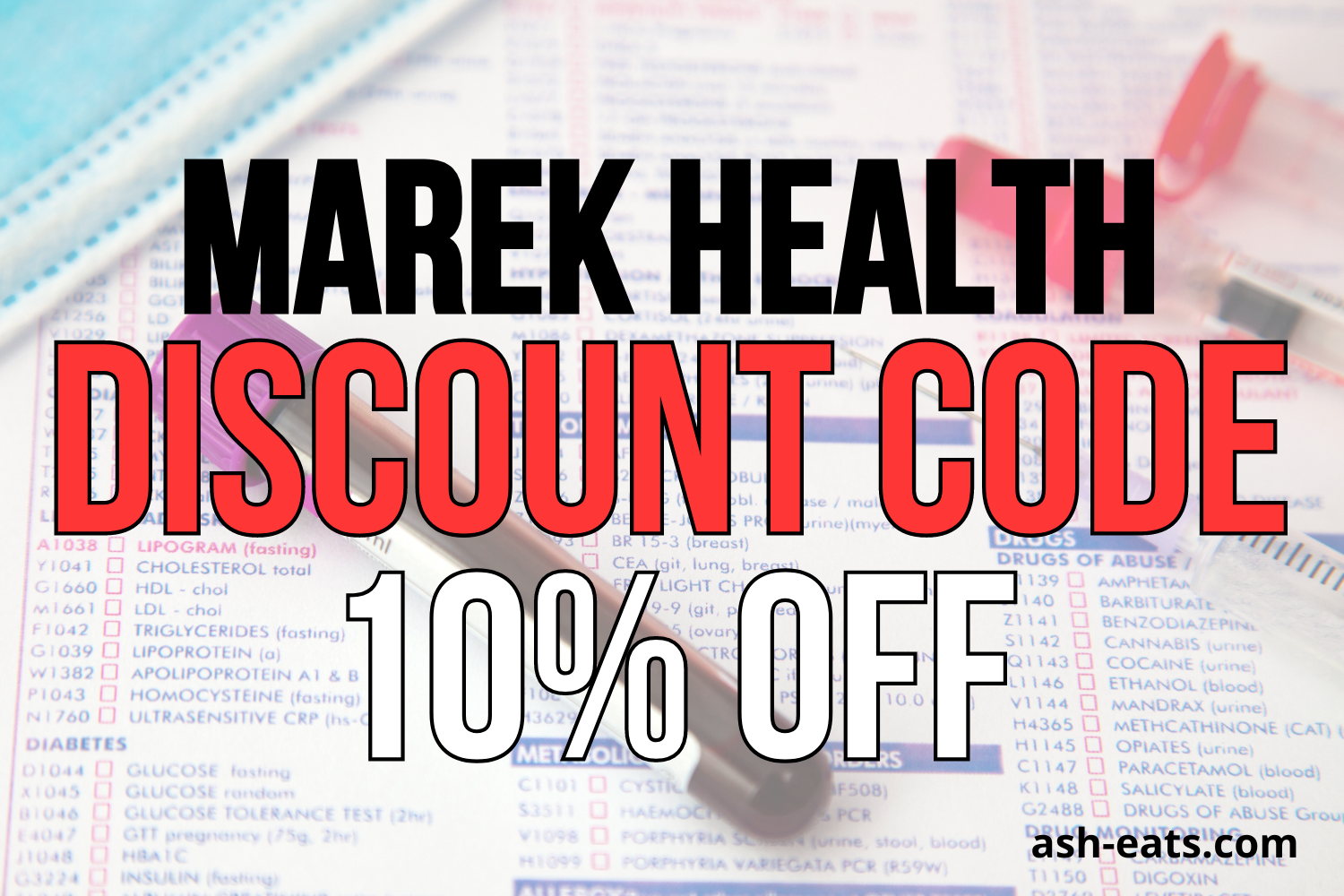 marek health discount code