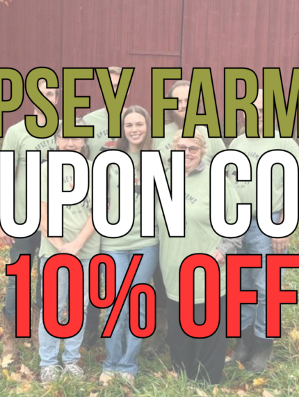 Apsey Farms Coupon Code: ASHLEYR for 10% Off