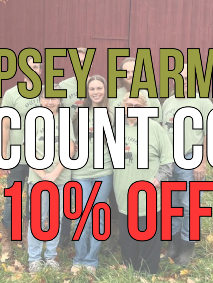 Apsey Farms Discount Code: ASHLEYR for 10% Off