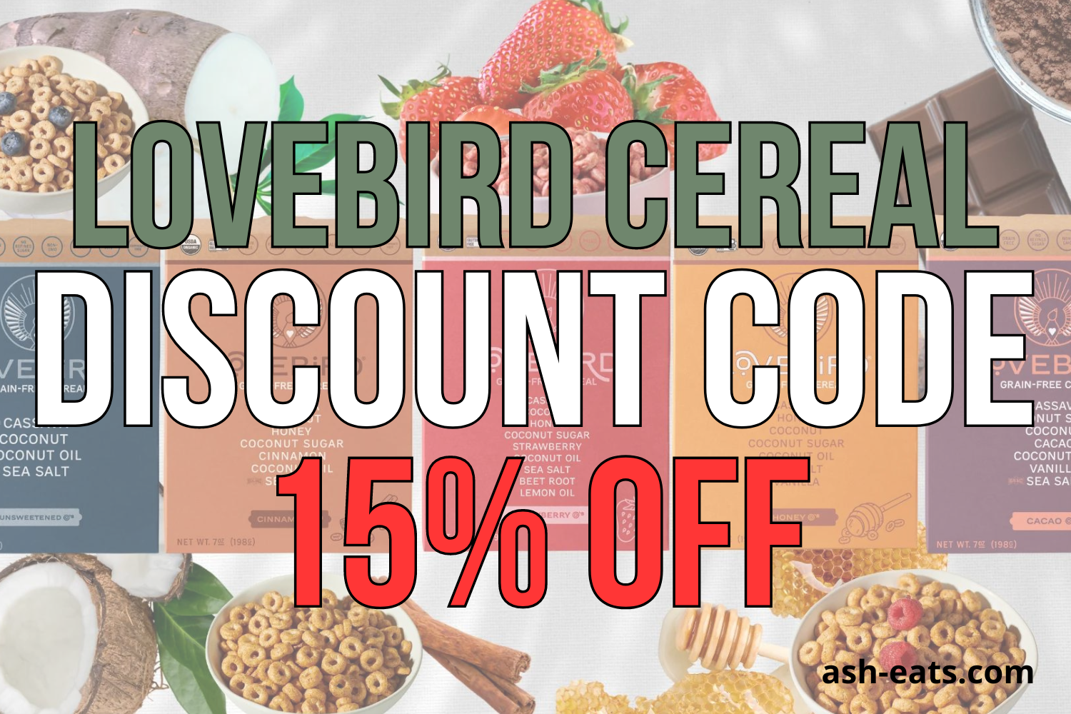 lovebird cereal discount code