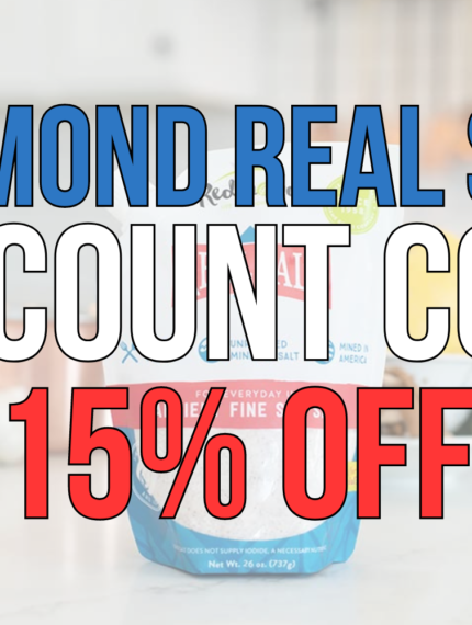 Redmond Real Salt Discount Code: ASHLEYR for 15% Off