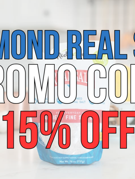 Redmond Real Salt Promo Code: ASHLEYR for 15% Off