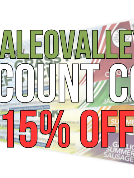 Paleovalley Discount Code: Use this link for 15% off