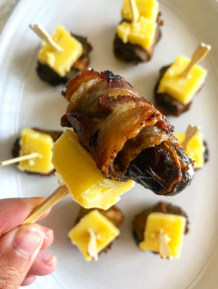 Buttery Bacon-Wrapped Dates