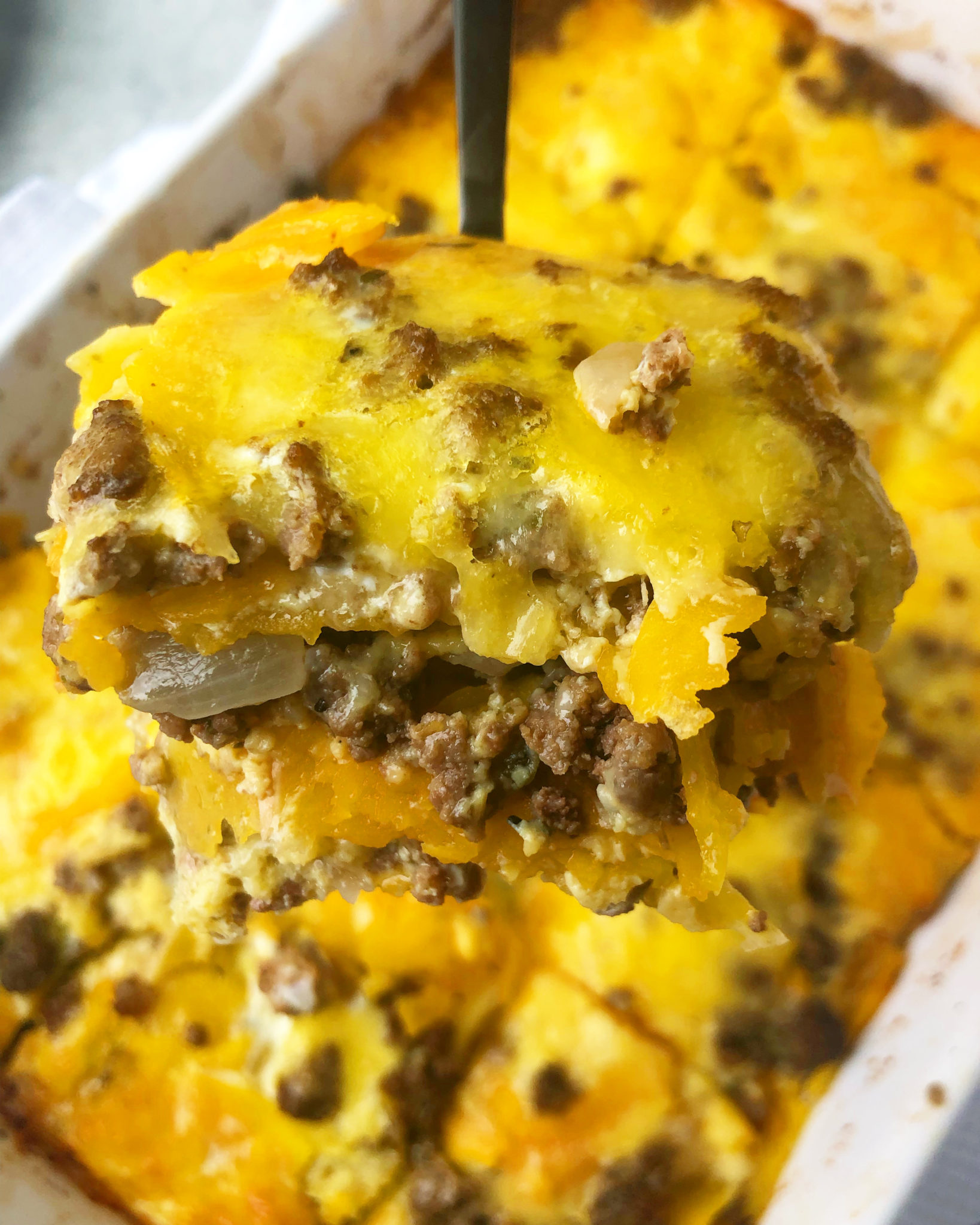 Beef Organ Lasagna with Butternut Squash Noodles - Ash Eats