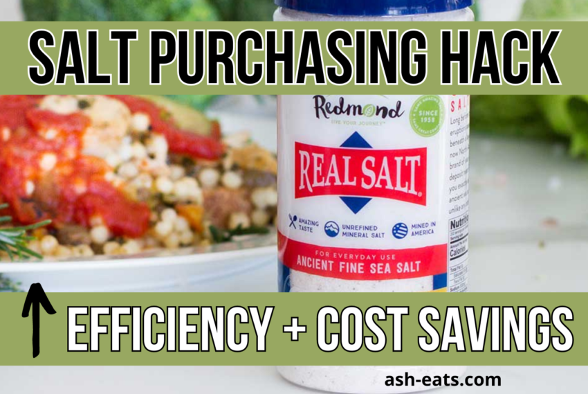 Salt Purchasing Efficiency + Cost Savings Hack