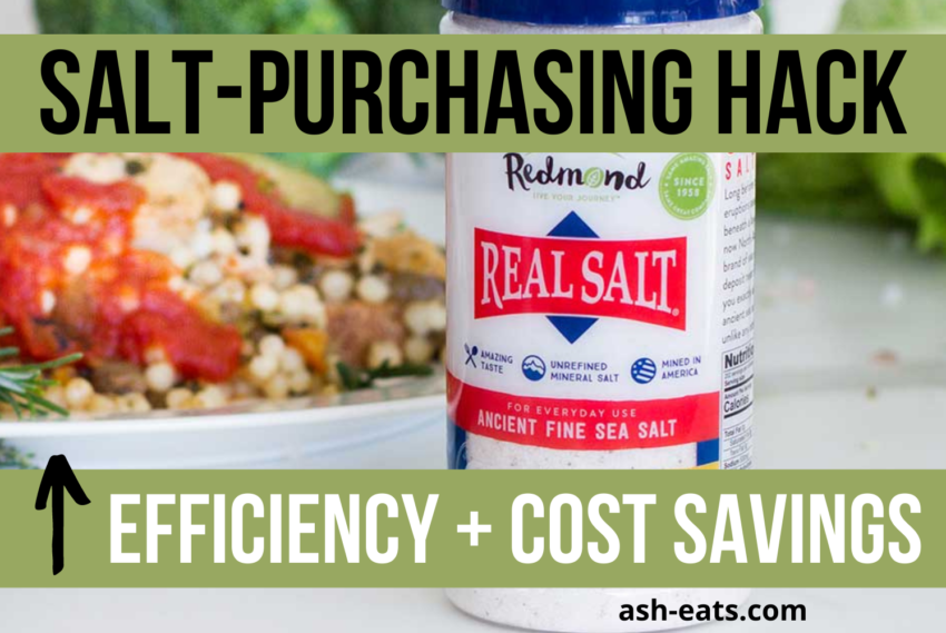 Salt Purchasing Efficiency + Cost Savings Hack