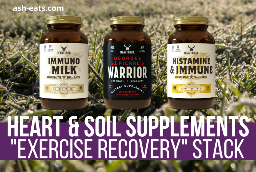 Heart & Soil “Exercise Recovery” Supplement Stack: Nutrient Breakdown