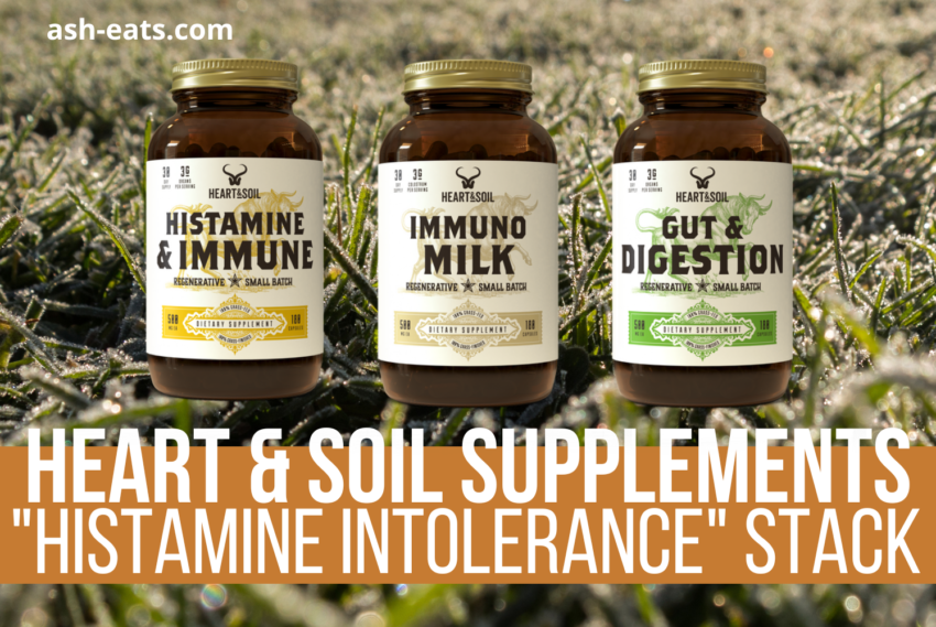 Heart & Soil “Histamine Intolerance” Supplement Stack: Nutrient Breakdown