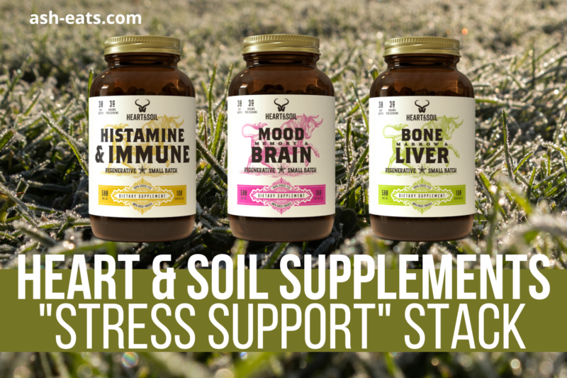 Heart & Soil "Stress Support" Supplement Stack: Nutrient Breakdown
