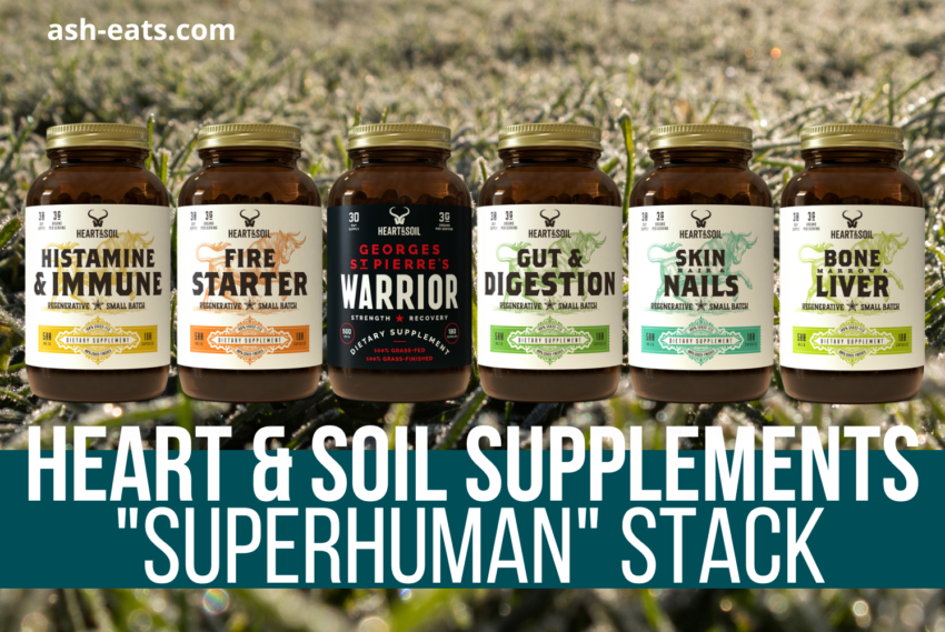 Heart & Soil “Superhuman” Supplement Stack: Nutrient Breakdown