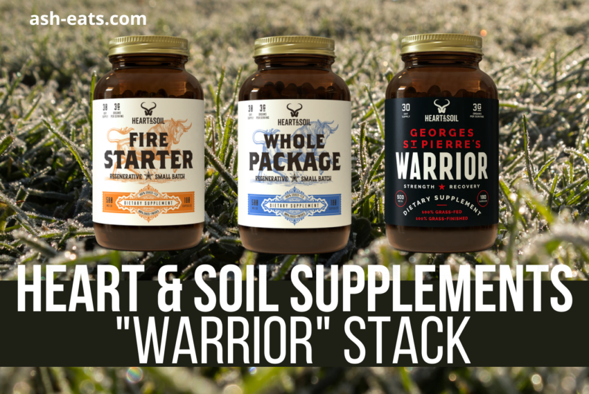 Heart & Soil “Warrior” Supplement Stack: Nutrient Breakdown