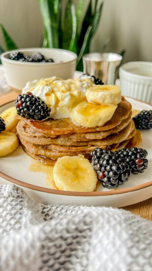 Plantain Flour Pancakes (Animal-Based) - Ash Eats