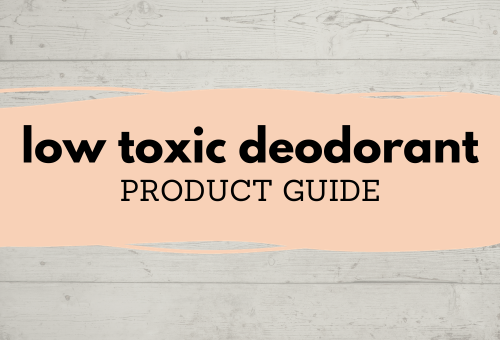low toxic deodorant